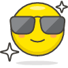 Smiling Face With Sunglasses emoji - Free transparent PNG, SVG. No sign up needed.
