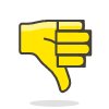 Thumbs Down 1 emoji - Free transparent PNG, SVG. No sign up needed.
