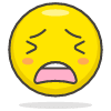 Tired Face emoji - Free transparent PNG, SVG. No sign up needed.