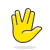 Vulcan Salute 1 emoji - Free transparent PNG, SVG. No sign up needed.