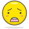 Weary Face 2 emoji - Free transparent PNG, SVG. No sign up needed.