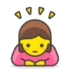 Woman Bowing 1 emoji - Free transparent PNG, SVG. No sign up needed.