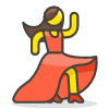 Woman Dancing 1 emoji - Free transparent PNG, SVG. No sign up needed.