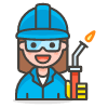 Woman Factory Worker 2 emoji - Free transparent PNG, SVG. No sign up needed.