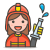 Woman Firefighter 2 emoji - Free transparent PNG, SVG. No sign up needed.