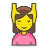 Woman Getting Massage 1 Element from Emoji - Free Set