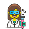 Woman Scientist 1 emoji - Free transparent PNG, SVG. No sign up needed.