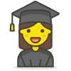 Woman Student 1 emoji - Free transparent PNG, SVG. No sign up needed.