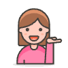 Woman Tipping Hand 2 Element from Emoji - Free Set