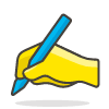 Writing Hand 1 emoji - Free transparent PNG, SVG. No sign up needed.