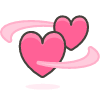 Revolving Hearts emoji - Free transparent PNG, SVG. No sign up needed.