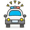 Oncoming Police Car emoji - Free transparent PNG, SVG. No sign up needed.