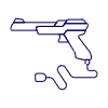 Consoles Gun Illustration from UX Line Set