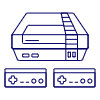 Game Consoles 1 Illustration from UX Line Set