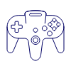 Game Consoles 13 Illustration from UX Line Set