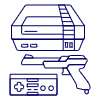 Game Consoles 2 Illustration from UX Line Set