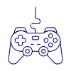 Game Pad Illustration from UX Line Set