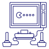 Pacman Consoles 1 Illustration from UX Line Set