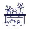 Garden Table illustration - Free transparent PNG, SVG. No sign up needed.