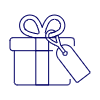 Gift Box Tag illustration - Free transparent PNG, SVG. No sign up needed.