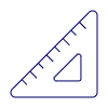 Triangle Ruler Illustration from UX Line Set