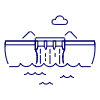 Hydro Power Plant 1 Illustration from UX Line Set
