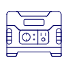 Rechargable Battery Illustration from UX Line Set