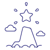 Summit Star Illustration from UX Line Set
