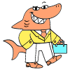 Business Shark illustration - Free transparent PNG, SVG. No sign up needed.