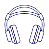 Headphones Wireless 5 Illustration from UX Line Set