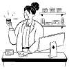 Pharmacist Illustration from Milano Set