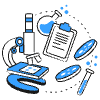 Medical Research 1 Illustration from Brooklyn Set
