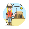 Cowboy Colorado 2 Illustration from UX Colors Set