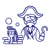 Pirate Treasure 1 illustration - Free transparent PNG, SVG. No sign up needed.