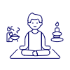 Meditation 1 1 Illustration from UX Line Set