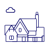 House 13 Illustration from UX Line Set