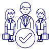 Coworkers 2 Illustration from UX Line Set