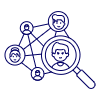 Searching Network Illustration from UX Line Set