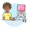 Dating Robot 5 illustration - Free transparent PNG, SVG. No sign up needed.