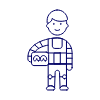Robotic Human 1 illustration - Free transparent PNG, SVG. No sign up needed.