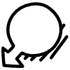 Line Bubble Point 1 Element from Variable Scribbles Set