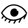 Line Eye Shadow Element from Variable Scribbles Set