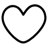Line Heart Element from Variable Scribbles Set