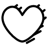 Line Heart Shadow element - Free transparent PNG, SVG. No sign up needed.