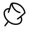 Lines Pin Element from Variable Scribbles Set