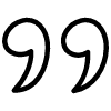 Lines Quote Right Element from Variable Scribbles Set