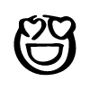 Smiley Love Element from Beveled Scribbles Set