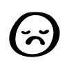 Smiley Sad Face element - Free transparent PNG, SVG. No sign up needed.