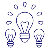 Lightbulb Idea Illustration from UX Line Set