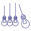 Lightbulb Swing Illustration from UX Line Set